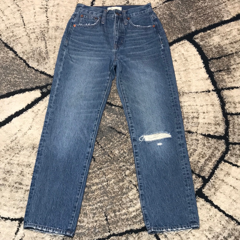💙 Madewell Classic Straight Leg Jean